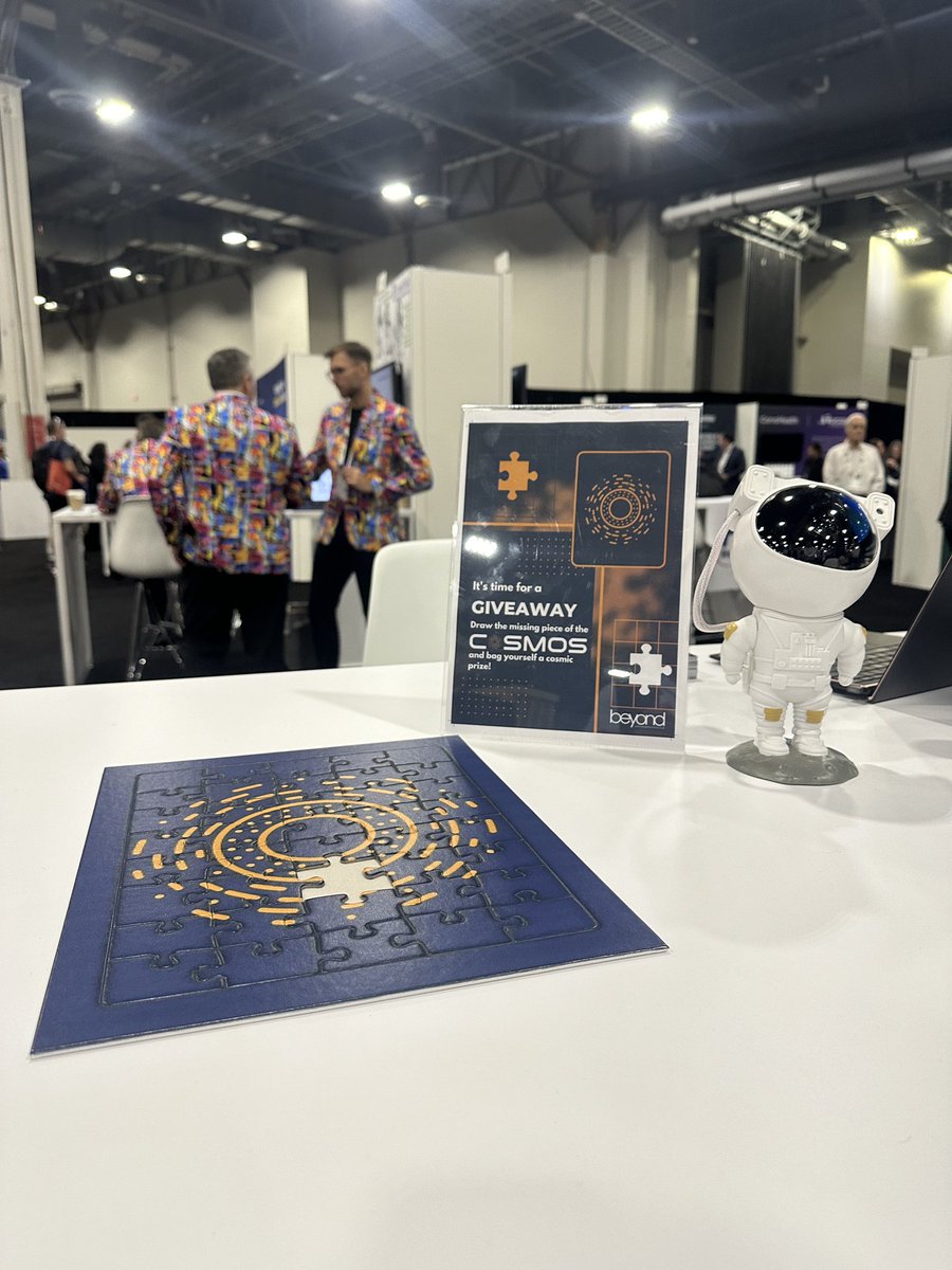 Can you retrieve the missing piece of the puzzle ? 🧩 
Get down to booth 44 to find out and speak to the Team to see if #beyondcosmos is the missing piece for your data needs! 

#OCW24