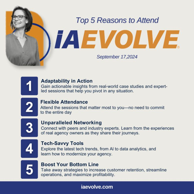 The premier virtual conference is back! Don't miss out. Can't be there on the 17th? Register so you can access all the content after the event! iaevolve.com