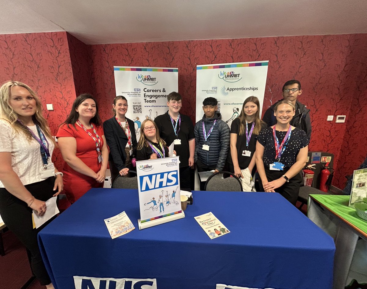 DFN_PS_Kendal's tweet image. Great day for our @DFN_PS_Kendal cohort meeting @UHMBTCareers representatives at today’s Freshes Fair at @kendalcollege #nhscareers #dfnprojectsearch #kendalcollege #right2work @dfnsearch @WandFCouncil