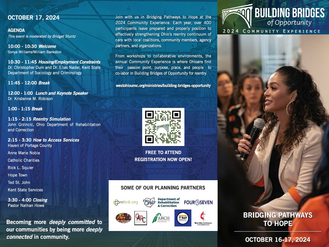 On 17th October <a href="/KSUsociology/">Kent State Sociology & Criminology</a> profs <a href="/Doctor_Dum/">Christopher Dum</a> <a href="/eliasnader_/">Elias Nader</a>  &amp; Kristenne Robison will be part of this free event taking place in Kent exploring reentry.