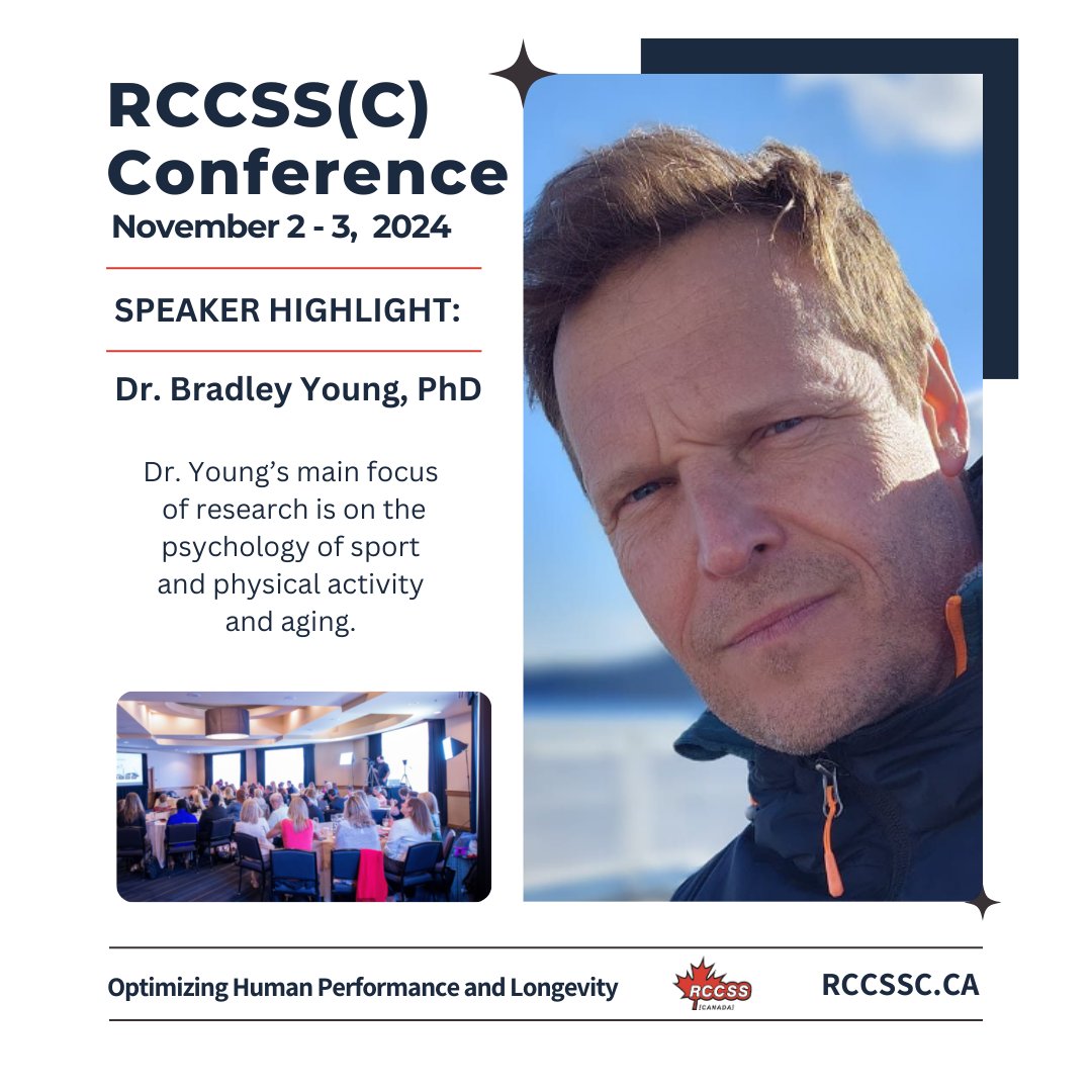 Pleased to announce the next speaker who will be joining us in November, Dr. Bradley Young! 🙌

🗓When: Nov 2 - 3, 2024
📍Where: The Radisson Blu Downtown, Toronto, ON

Don’t miss out on this incredible opportunity to hear from these engaging speakers!

rccssc.ca/index.php/regi…