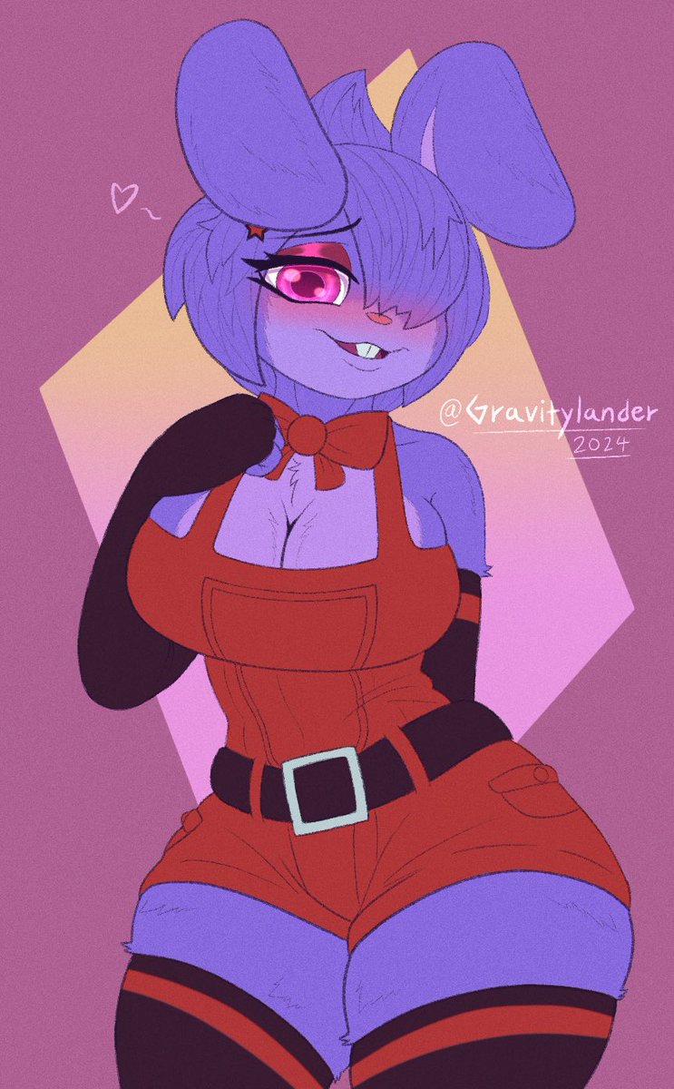 BONFIE 💜

My favorite gal in Fxp Nights at Frenni’s :3 
(I don’t play it, I just know it for the… Plot .3.👍)

#fnaf #frennifazclaire #bonfie #fredina #furry #furryartist #bunny #bonnie