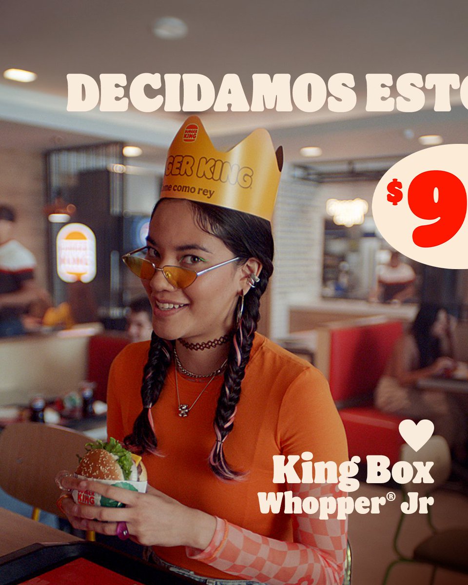 BurgerKingMX's tweet photo. 🔥🔥 Esto se va a poner 🔥🔥 ¿Cuál es el #KingBoxBK más pedido? Cuéntanos por qué en los comentarios 👇 y ven por el tuyo a $99 pesos. https://t.co/bOjvTTEgTd
