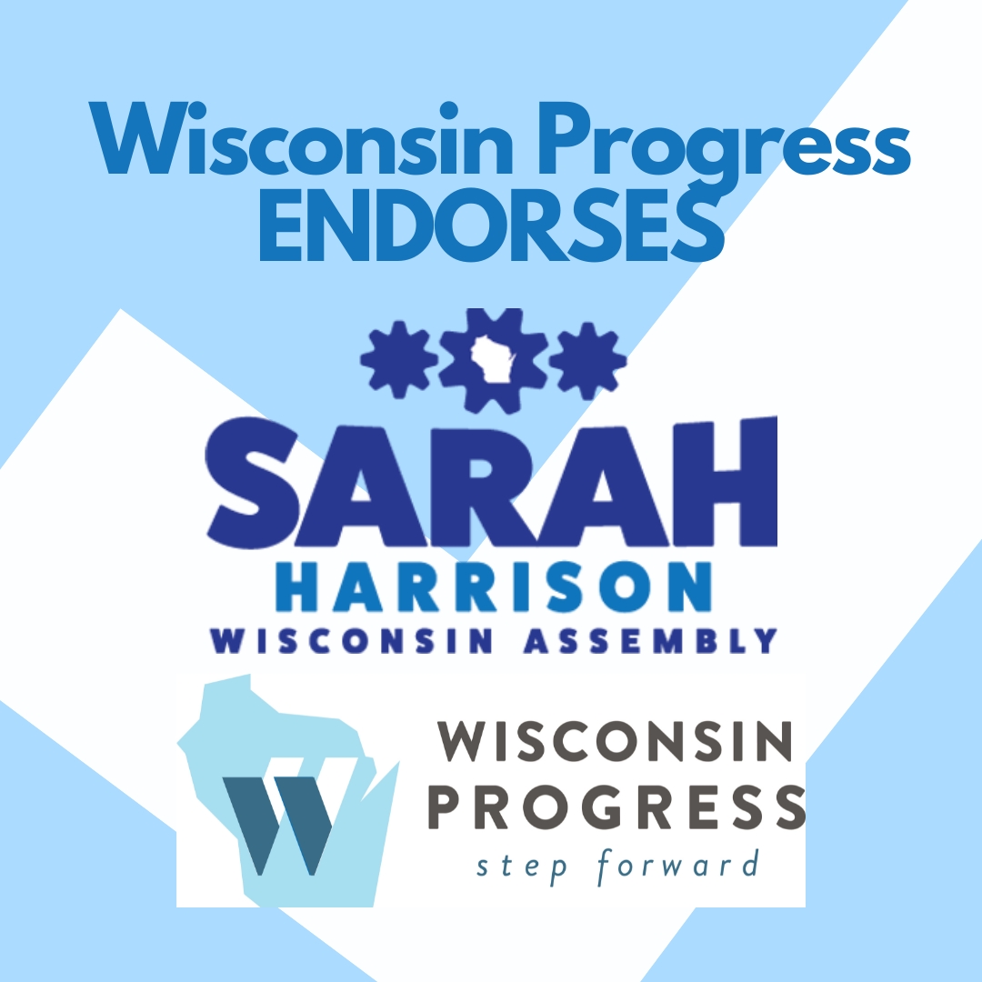 sarahharrisonwi's tweet image. 🚨 ENDORSEMENT ALERT 🚨 Excited to announce my endorsement by Wisconsin Progress! 🌟 Together, we’re creating a Wisconsin that stands for social justice, economic equality, and a brighter future for all. 💪 @WIProgress