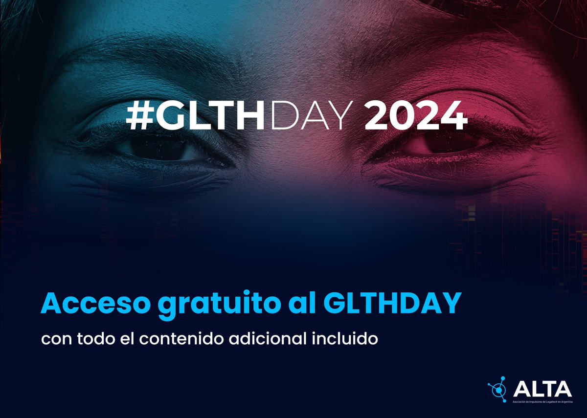 altaorg's tweet photo. Gracias a nuestra colaboración, pueden acceder GRATIS al evento GLTHDAY los días 23 y 24 de octubre, con todo el contenido adicional incluido.

Usen el código GLTHonline para obtener su Digital Access Pass . Solo tienen que registrarse aquí:  https://t.co/63LMdviR7B. https://t.co/JkW68GtY0q