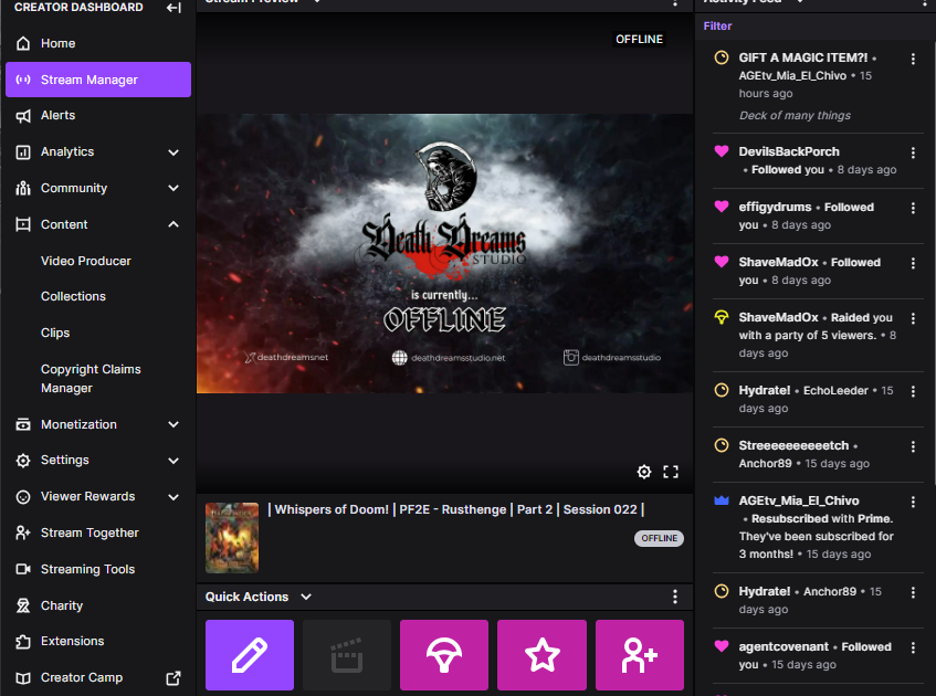 Death Dreams Studios tweet media