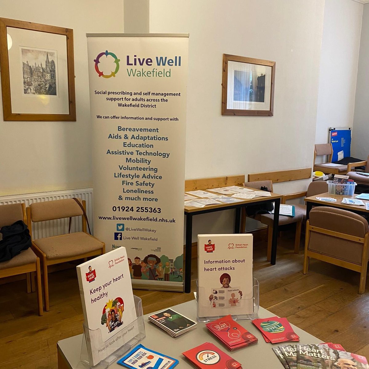 wakefielddeaf's tweet image. Thank you so much to @LiveWellWakey for coming to check our hearts and make sure we are all well! A great example of healthcare provision with no barriers! #AccessibleInformationStandard