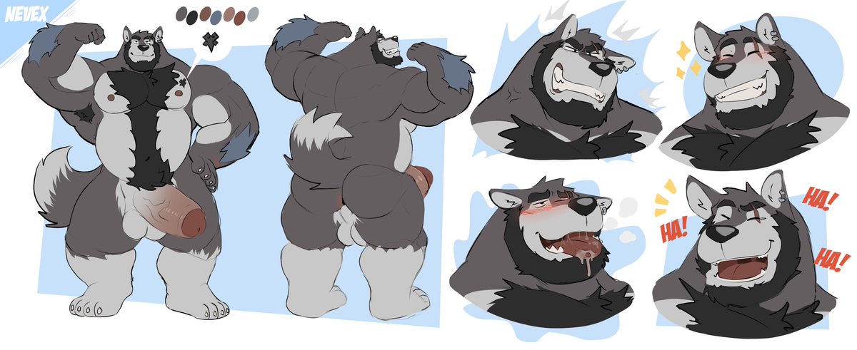 WOOF! - Big canine daddy Reference 🐺