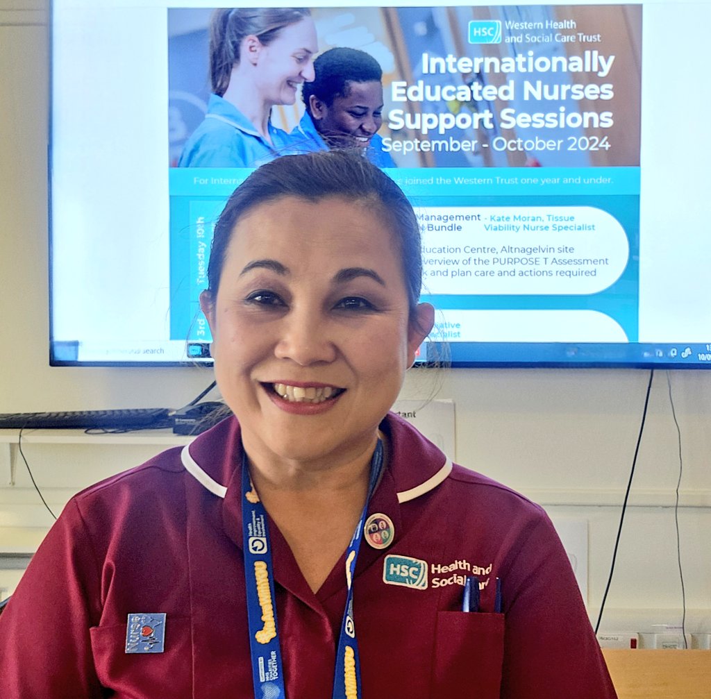 JonahAtos's tweet photo. Delighted to commence the support sessions for our IENs. Our first stop our Tissue Viability Nurse Team @Kateomoran &amp; Sheila facilitated a session on PURPOSE T &amp; SSKIN bundle. Loads of learning to take forward to their clinical practice. @WesternHSCTrust @ChristineM96169 https://t.co/xAsYYiDDt7