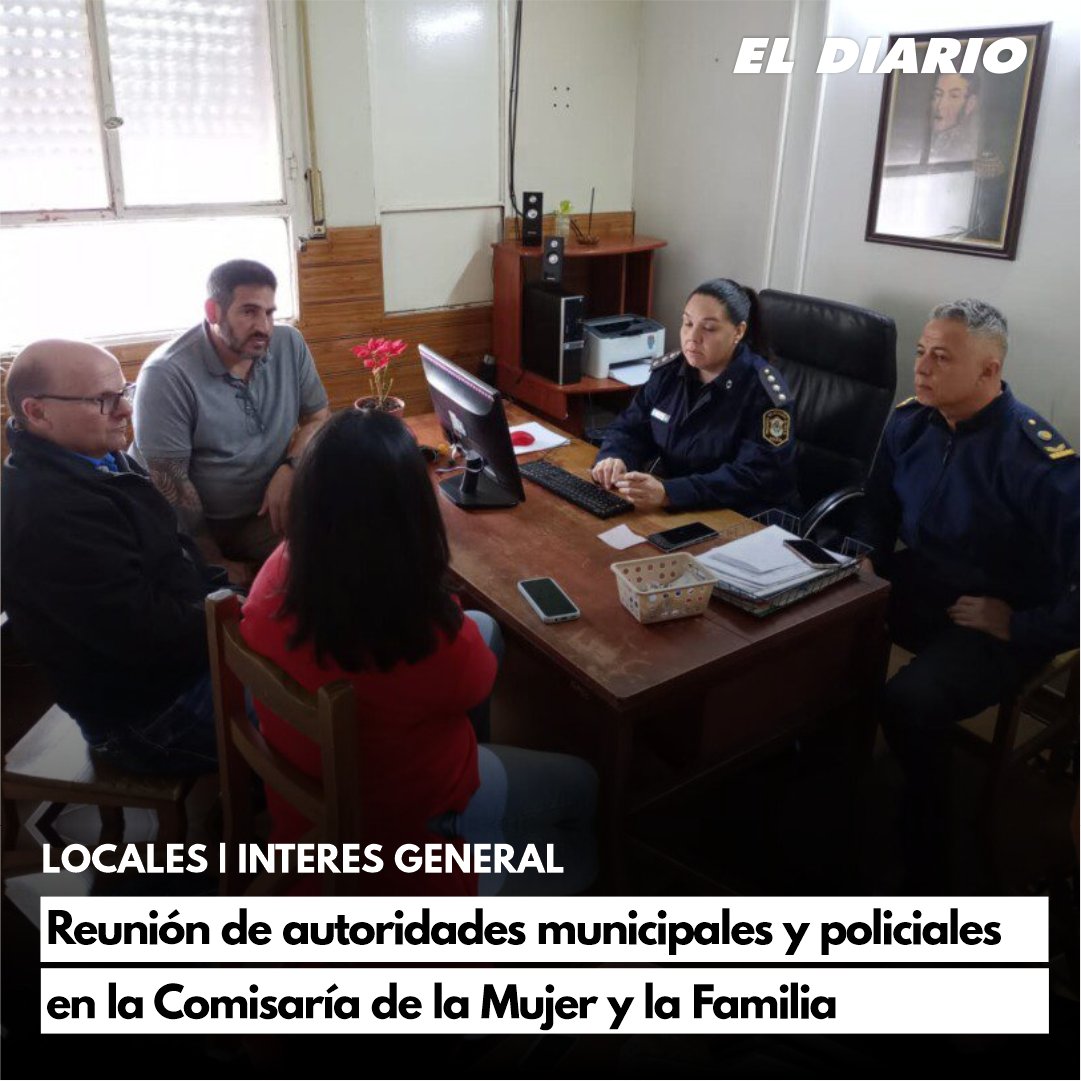 LOCALES | INTERES GENERAL | Reunión de autoridades municipales y policiales en la Comisaría de la Mujer y la Familia
wp.me/p6RhLt-yyr