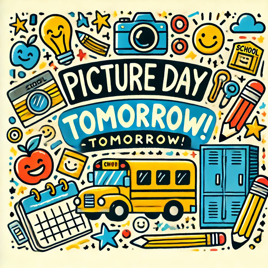 CSMSStallions's tweet image. 📸 Smile, it’s Picture Day! 🎉

Tomorrow’s the big day – Picture Day is here! 🏫✨

🔹 Date: Sept 11, 2024
🔹 Time: 8 am -12 pm
 #PictureDay #MiddleSchoolVibes #SayCheese #YearbookMemories #PicturePerfect