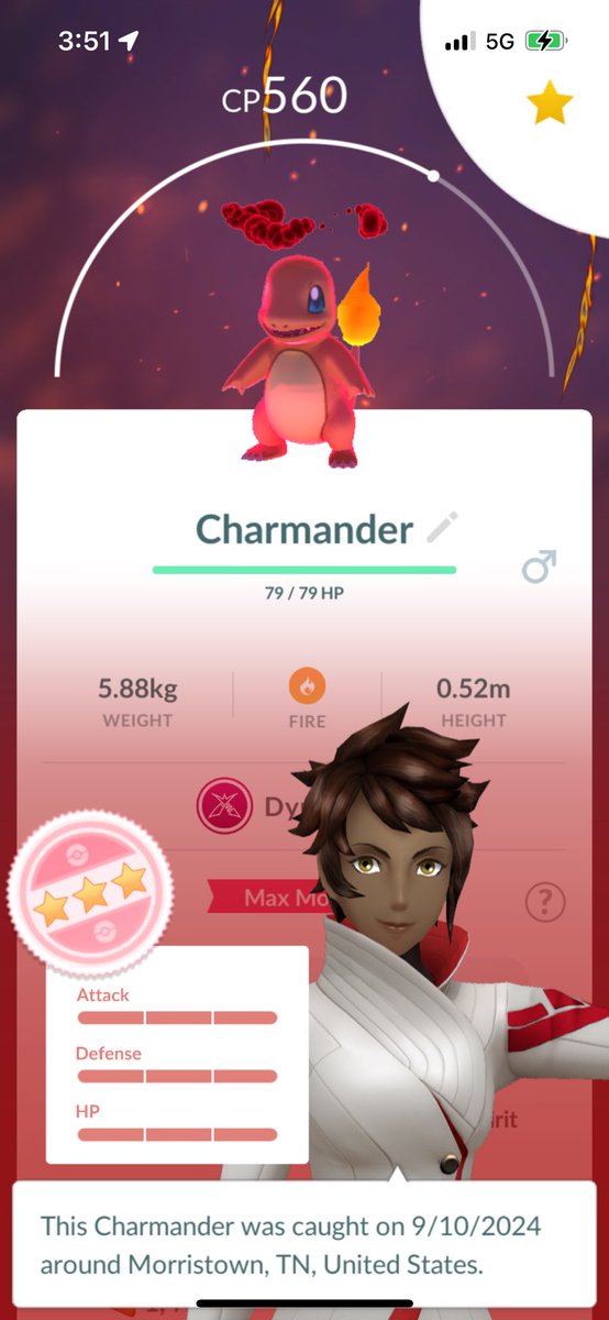 YES!!🤩 Can’t believe I got this day one of max battles!🥳💪

#PokémonGo #Dynamax