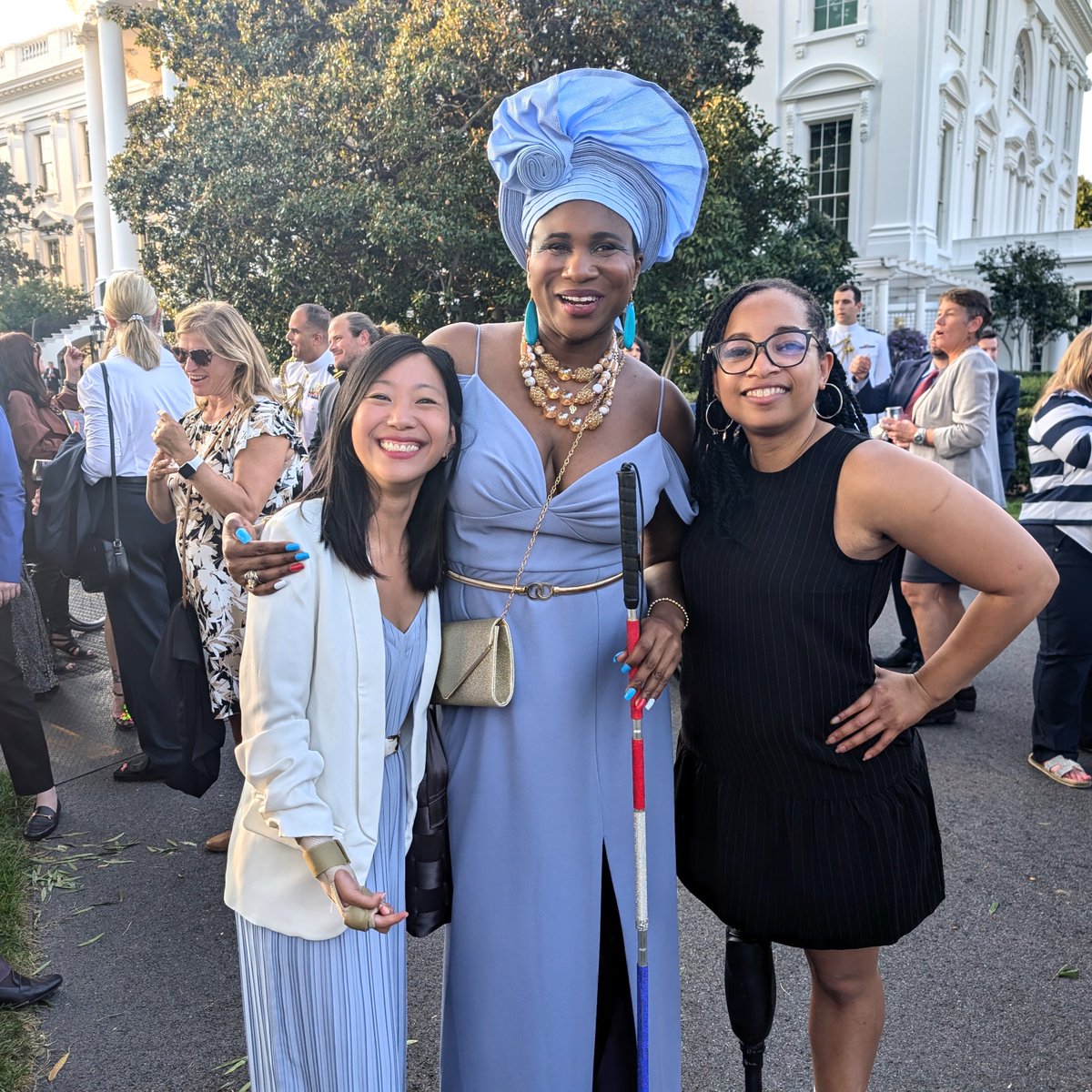 RAMPD Advisory Board Members <a href="/ImTiffanyYu/">Tiffany Yu (she/her)</a> and Keri Gray joined <a href="/LachiMusic/">Lachi ™ 🌻</a> to celebrate 34 Years of the ADA and witness live remarks from the President at the White House yesterday. #Disability #RepresentationMatters