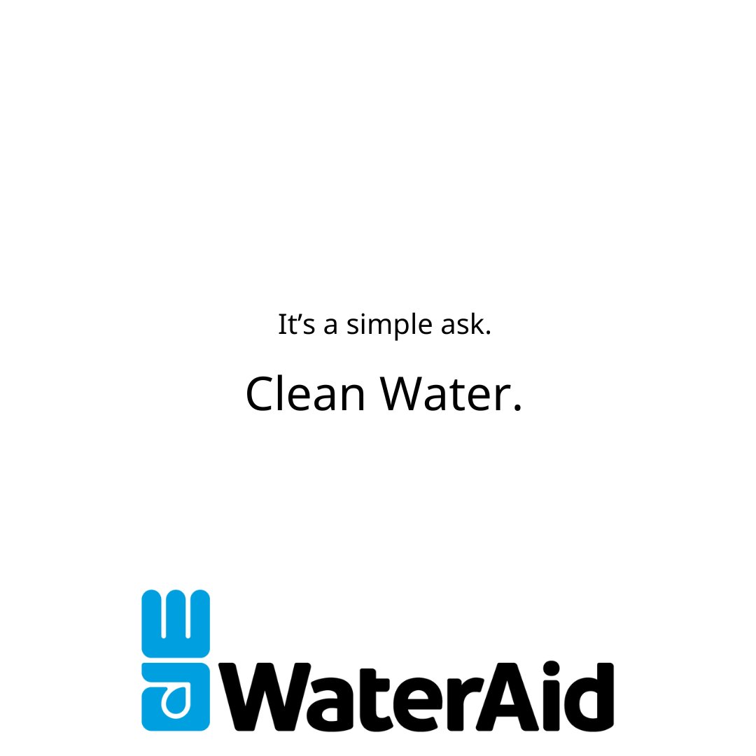 nehabhandari08's tweet photo. It’s a simple ask. Clean water. 
@WaterAidUK #FirstCup @OneMinuteBriefs https://t.co/RGan9UyNif