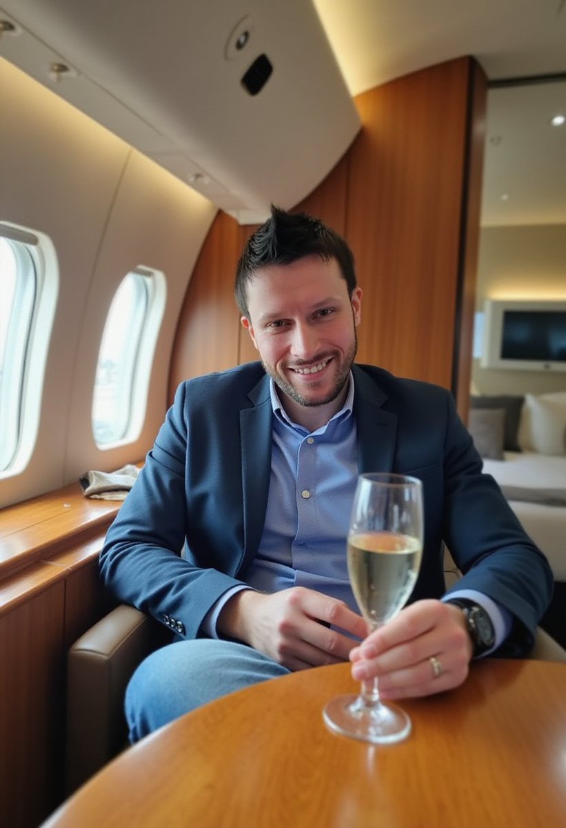 This is what I would look like if I had a private jet.

You?