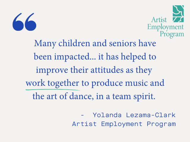 ArtsCRNY's tweet photo. Yolanda Lezama-Clark was an #AEP artist with Carlos Lezama Archives & Caribbean Cultural Center, devoted to the development, promotion, and preservation of Caribbean culture and history.
Stay tuned for more #CreativeCollabs from our #ArtistEmploymentProgram. https://t.co/9ZPTTOLH9J