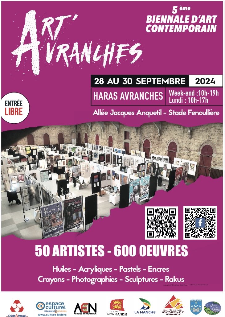 lesmiscellanees's tweet photo. Plus que quelques jours et nous serons de retour 
pour vous proposer la 5éme biennale D’art contemporain 
Art/Avranches https://t.co/1vViML34zC