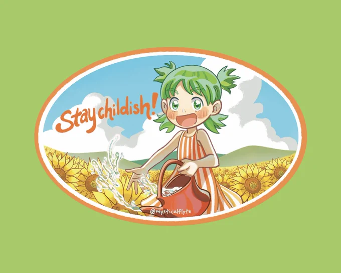 Oh do I sometimes miss being a child #よつばと #yotsubato #ArtistOnTwitter 