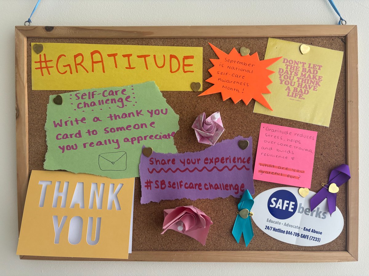 #SBSelfCareChallenge: Have an attitude of #gratitude! According to Evidence-Based Living by Cornell, gratitude helps strengthen relationships by "focusing our attention on what we love and appreciate about a partner or friend and motivates us to show it." Thank someone today! 🙏