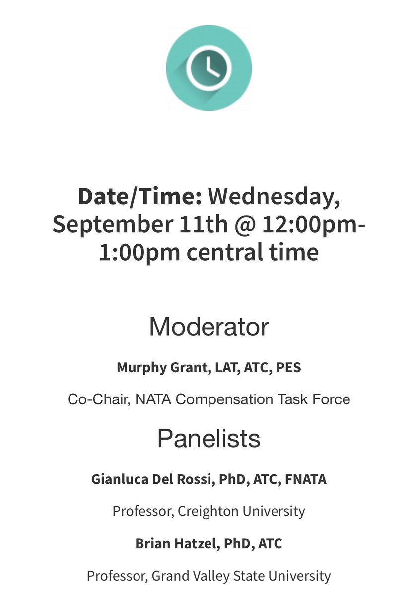 NATA Career Advancement Committee tweet media