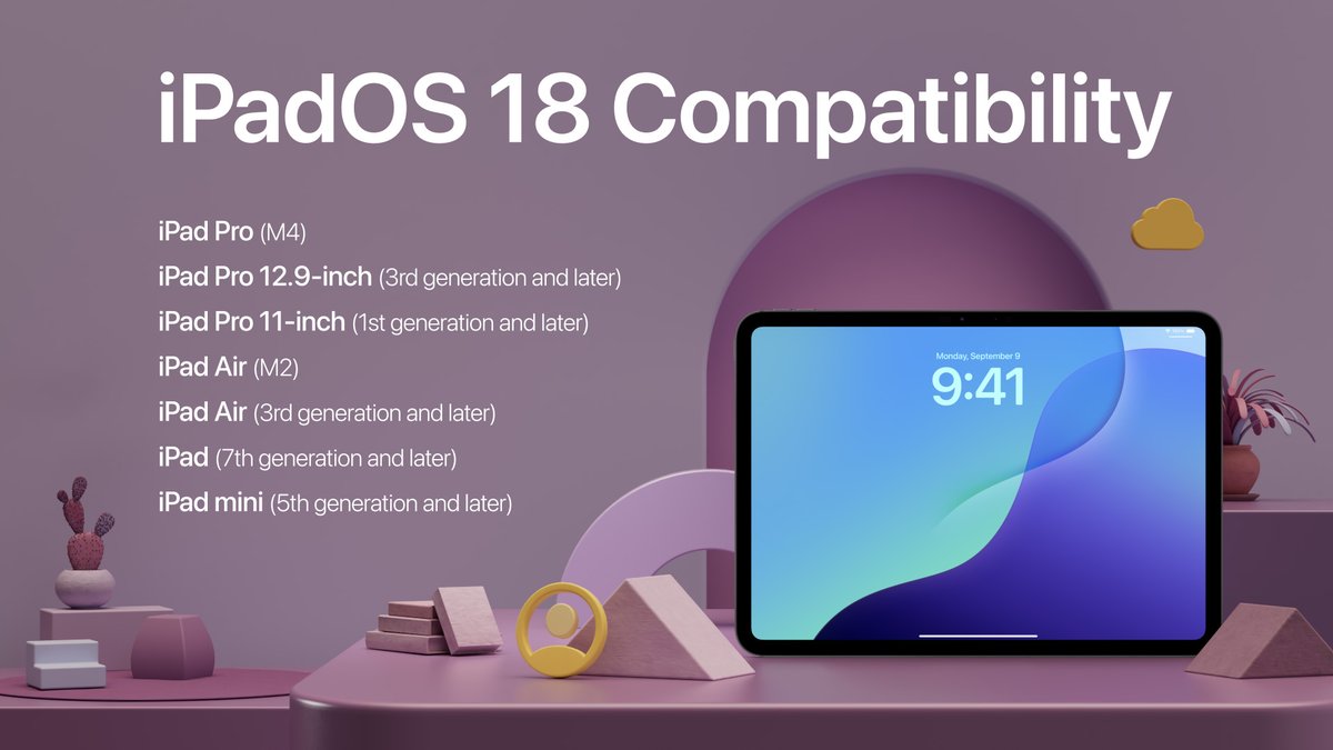 AppleSupport's tweet photo. Say hello to the Calculator app in #iPadOS18. 👋

Check to see if your iPad is compatible: https://t.co/EOlZJGyr9l https://t.co/1ZvUApr9q7