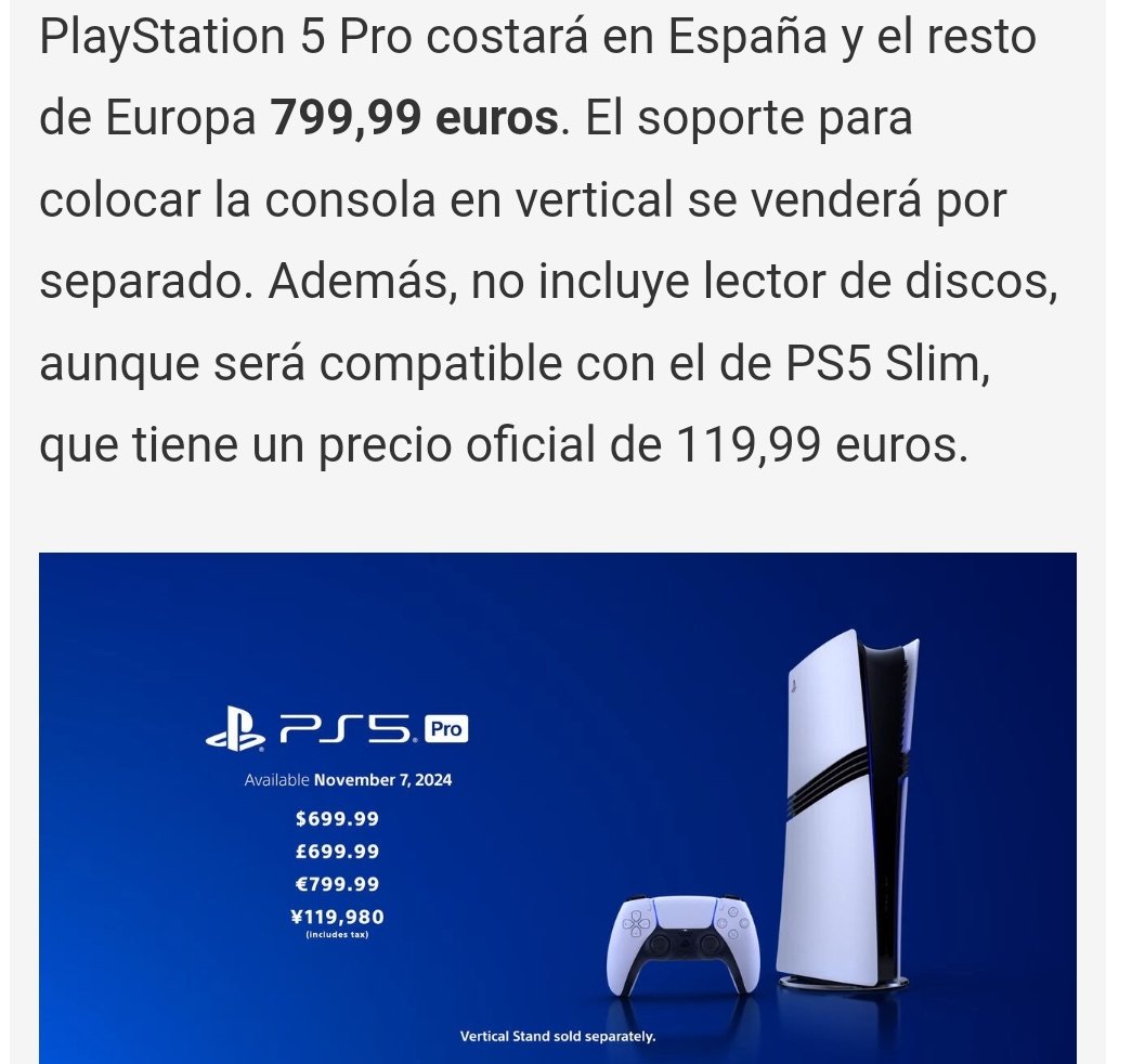 admagames's tweet photo. Sony lo ha vuelto a hacer.
Para vosotros, jugadores
#PS5 #PS5Pro #PlayStation5 #PlayStationEvent https://t.co/6X5RyLSfzX