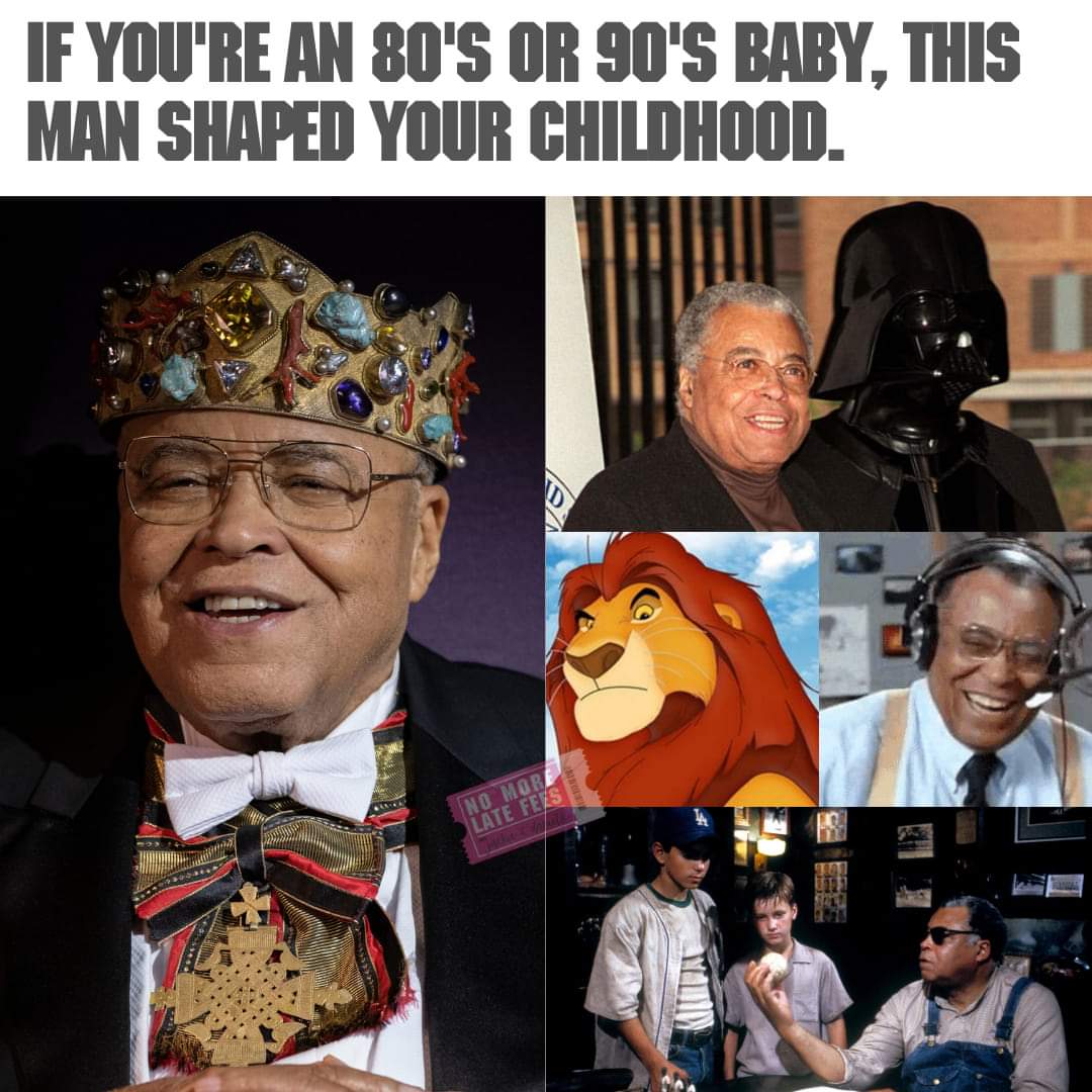 NoMoreLateFees's tweet photo. He will be missed! #JamesEarlJones https://t.co/fKhoLYDJfK
