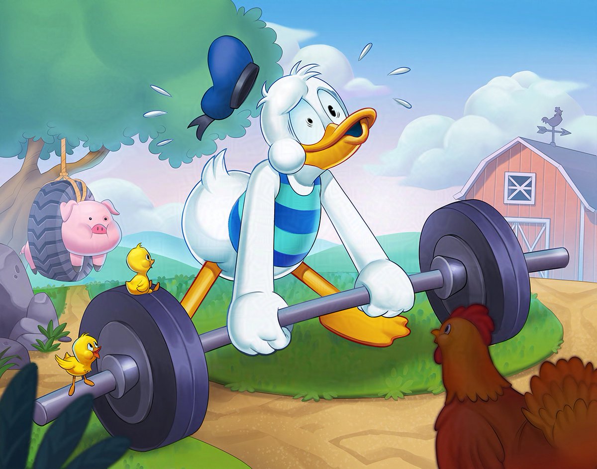 Donald Duck fanart time. It's funny how Donald is an unlucky duck, yet he's one of my inspirations in life. He may be an angry duck burdened by his unfortunate fate, but he is also a loving uncle to his nephews.