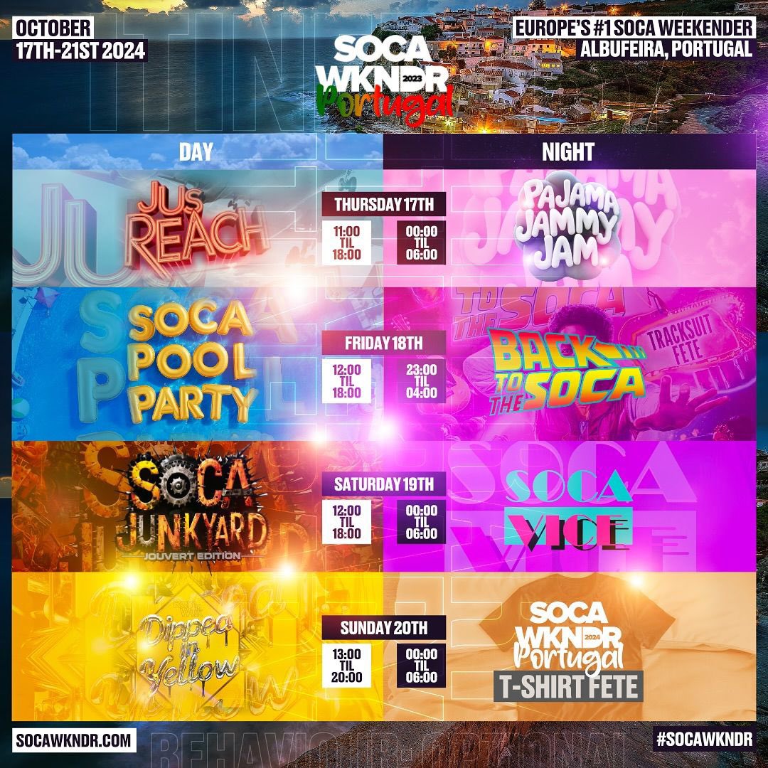 Here is our full itinerary for Portugal next month! What events are you most looking forward to?! #socawkndr