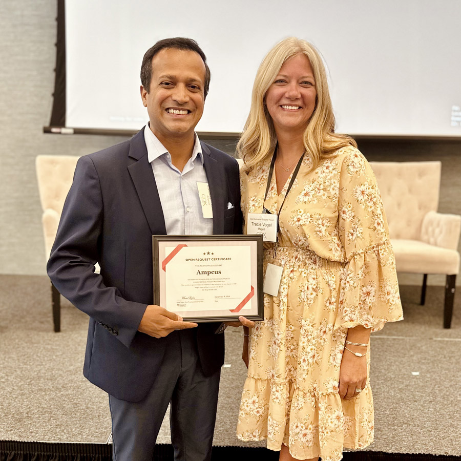 Ampcus_mktg's tweet photo. @AmpcusInc wins Outstanding Supplier CEI Magnit program 2024.
@MagnitGlobal @CoxEnterprises
#Ampcus #AmpcusInc #COX #Magnit #COXEnterprises #CEIMagnitprogram2024 https://t.co/rFsvSTy698