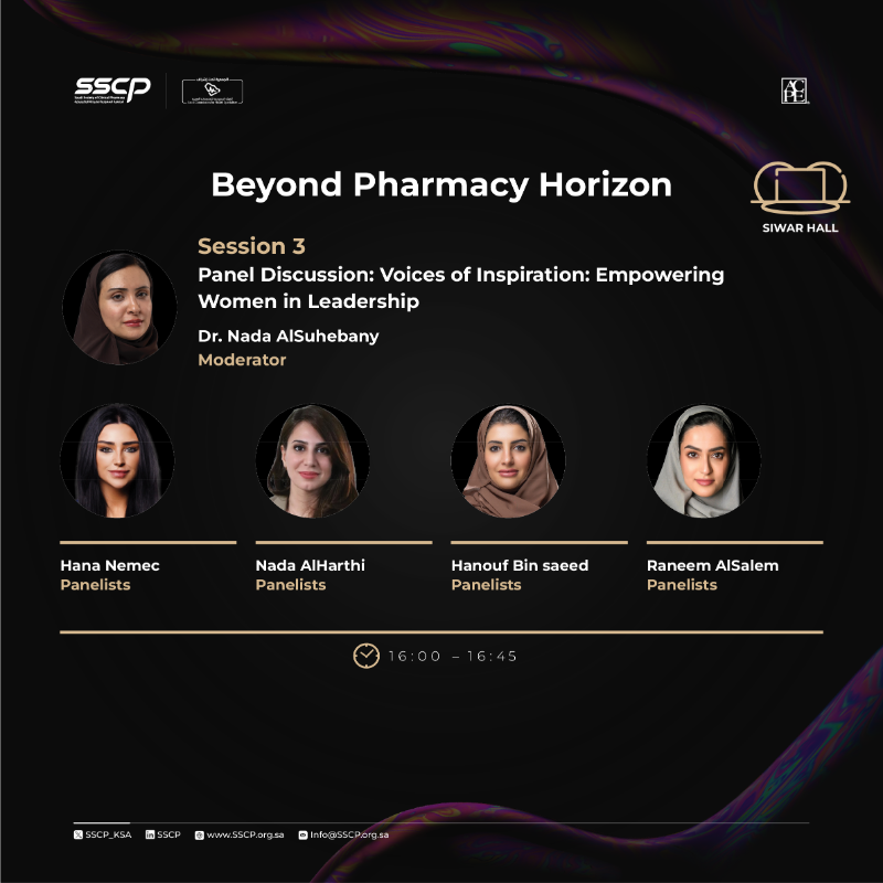 SSCP_KSA's tweet photo. Join us at the “Beyond Pharmacy Horizon” sessions.  Where you can broaden your horizons and discover new opportunities, at #SSCP24

Register Now 🔗| https://t.co/77TKUfUwNc