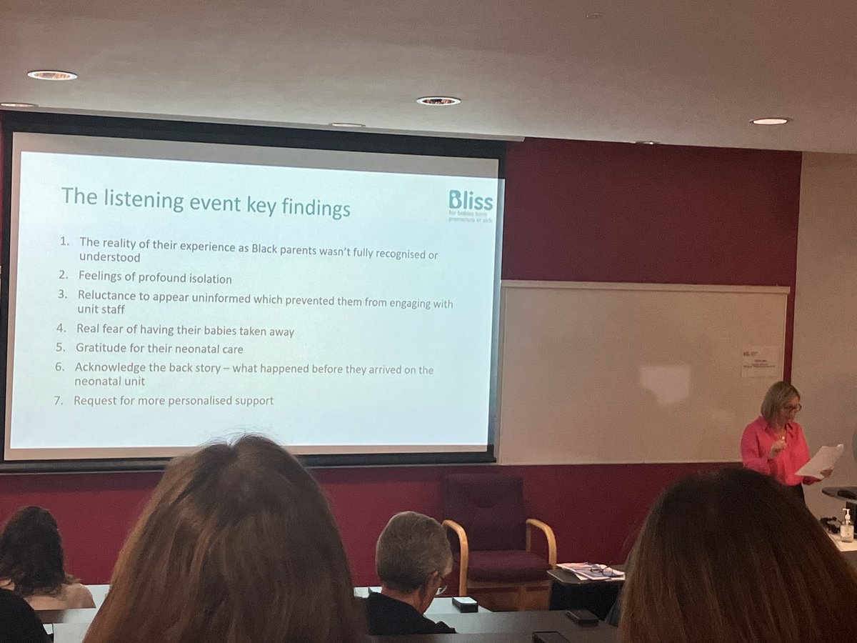 Sobering insights shared by black neonatal families at <a href="/Blisscharity/">Bliss Baby Charity</a> listening events.<a href="/BAPM_Official/">BAPM</a>
