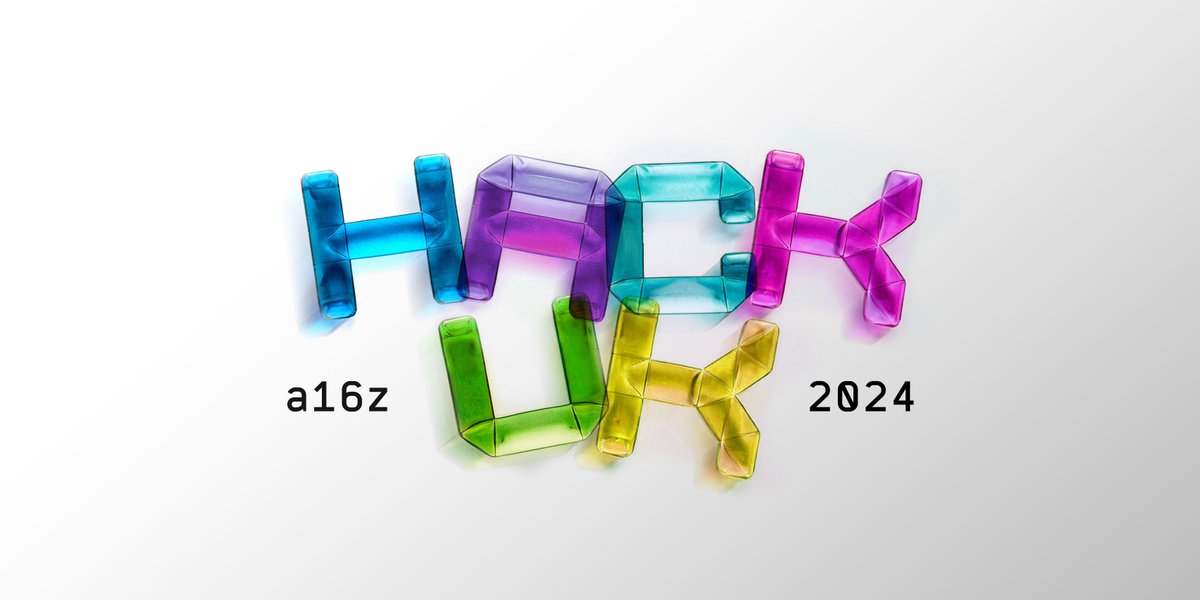 Announcing HACK UK 2024!! 🇬🇧🇬🇧

<a href="/liz_harkavy/">Liz Harkavy</a> <a href="/AAlbaneseNY/">Anthony Albanese</a> <a href="/a16z/">a16z</a> and I are thrilled to announce HACK UK, our first UK hackathon in London!

On October 5-6, we’re inviting some of the most talented builders in the UK to compete and collaborate on AI, crypto, healthcare+bio, and