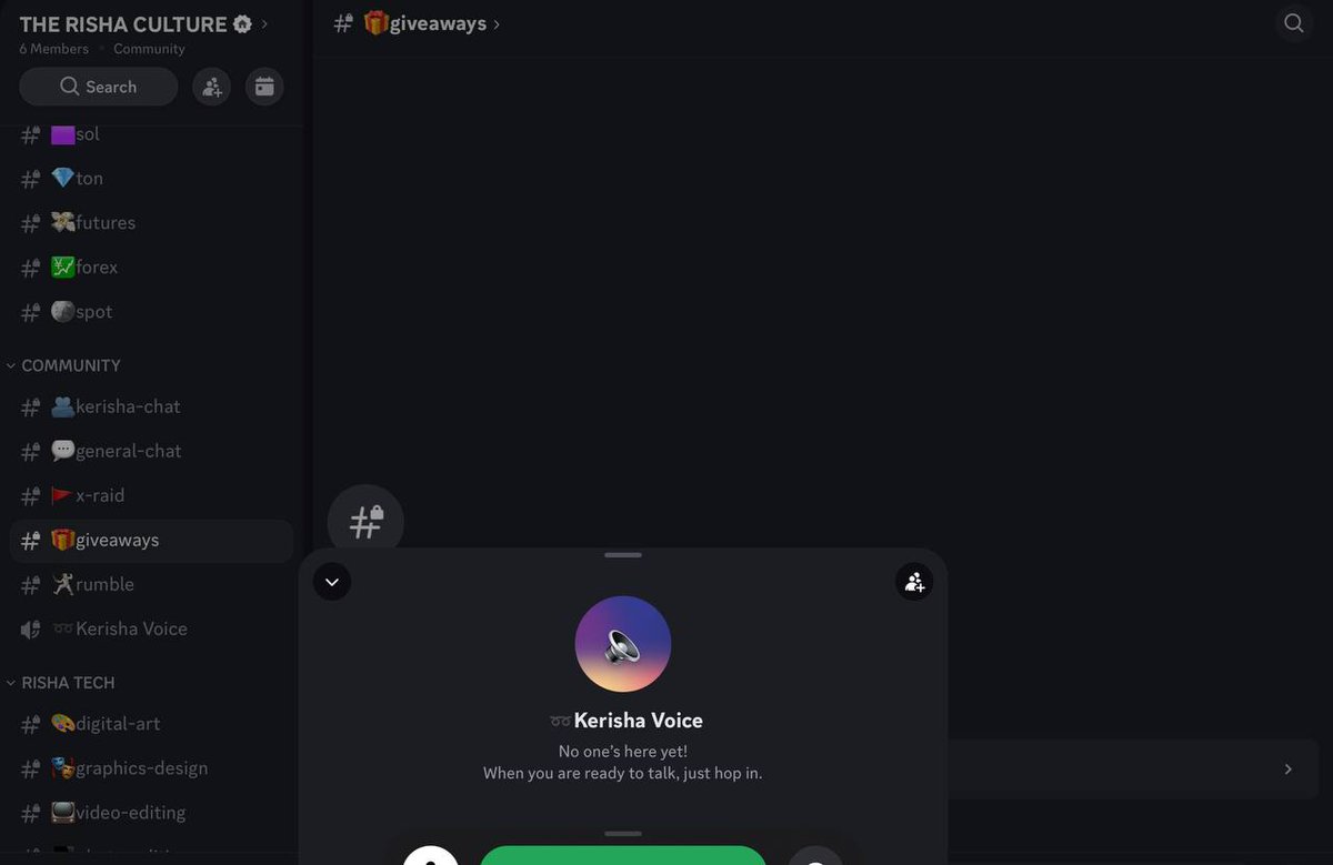 Market may be challenging 📶, but that’s part of the journey. We're committed to rebuilding a stronger community. DC is launching soon, and Risha Tech will be accessible to kerishaBTC holders. Mint remains live for those who share our vision and want to be part of smtin bigger🙏