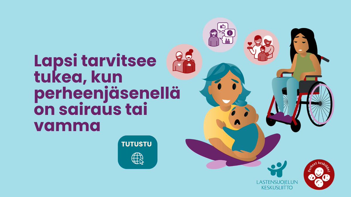 Perheet keskiöön! (@perheetkeskioon) on Twitter photo 💔Iso osa suomalaisista lapsista elää perheessä, jota kuormittaa perheenjäsenen vakava sairaus.
❤️Järjestöt tarjoavat paljon tukea lapsille ja perheille näissä tilanteissa paikaten näin aukkoja muissa palveluissa.
Lue <a href="/KirsiHokkila/">Kirsi Hokkila</a>´n blogi:
lskl.fi/blog/lapsi-tar…
#järjestöt 💔Iso osa suomalaisista lapsista elää perheessä, jota kuormittaa perheenjäsenen vakava sairaus.
❤️Järjestöt tarjoavat paljon tukea lapsille ja perheille näissä tilanteissa paikaten näin aukkoja muissa palveluissa.
Lue <a href="/KirsiHokkila/">Kirsi Hokkila</a>´n blogi:
lskl.fi/blog/lapsi-tar…
#järjestöt