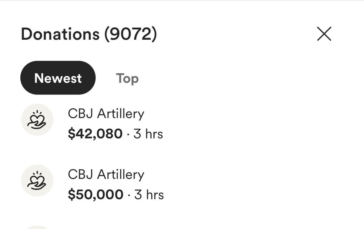 Appreciation post for <a href="/CBJArtillery/">CBJ Artillery</a> who raised $92,000 for the Gaudreau family go-fund me. 

This hasn’t gone unnoticed and the hockey community applauds this unbelievable effort from you guys and the entire Columbus fan base. 💜🕊️