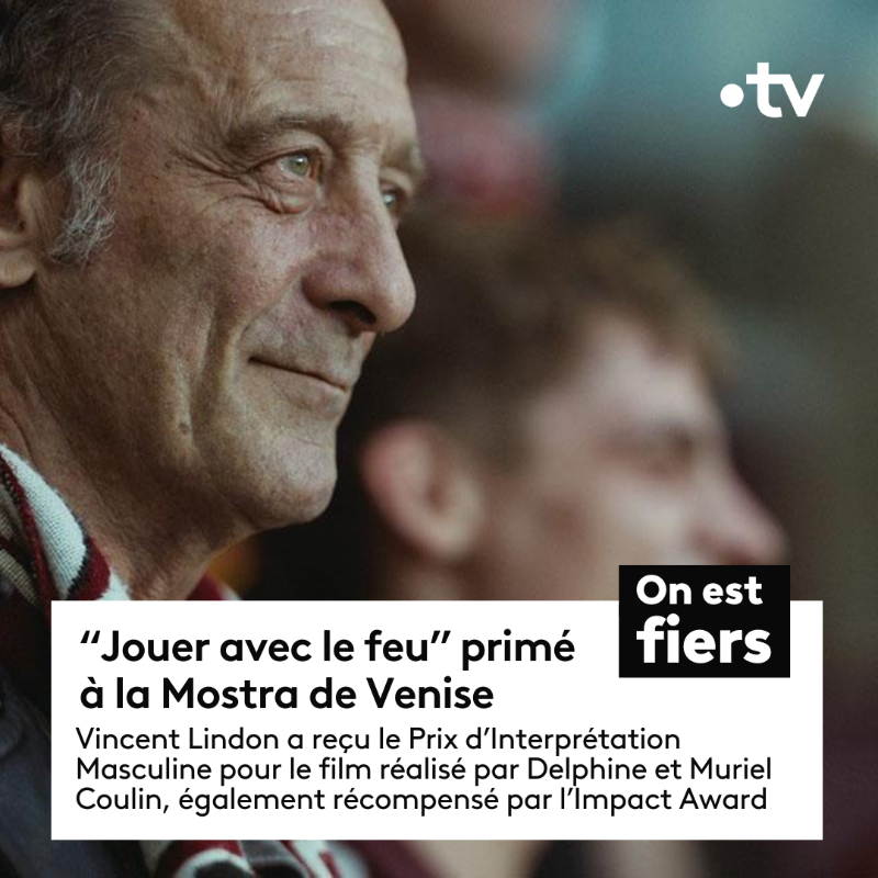 Francetele's tweet photo. 🎬 🏆 #MostraDeVenise | On a reçu 6 Prix pour les coproductions @Francetele au 81e Festival de Venise !

Une belle reconnaissance pour la filiale France 3 Cinéma : félicitations à toutes et à tous ! 👏
