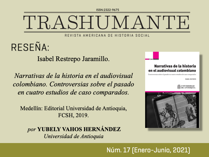 "El valor historiográfico de la obra reside en que se une al llamado de otros investigadores que claman por ampliar la definición de los productos que merecen ser asumidos como fuentes para la comprensión del pasado"

🔘revistas.udea.edu.co/index.php/tras…

<a href="/DcshUam/">DCSH UAM Cuajimalpa</a> <a href="/FCSH_UdeA/">Facultad de Ciencias Sociales y Humanas U.de A.</a>