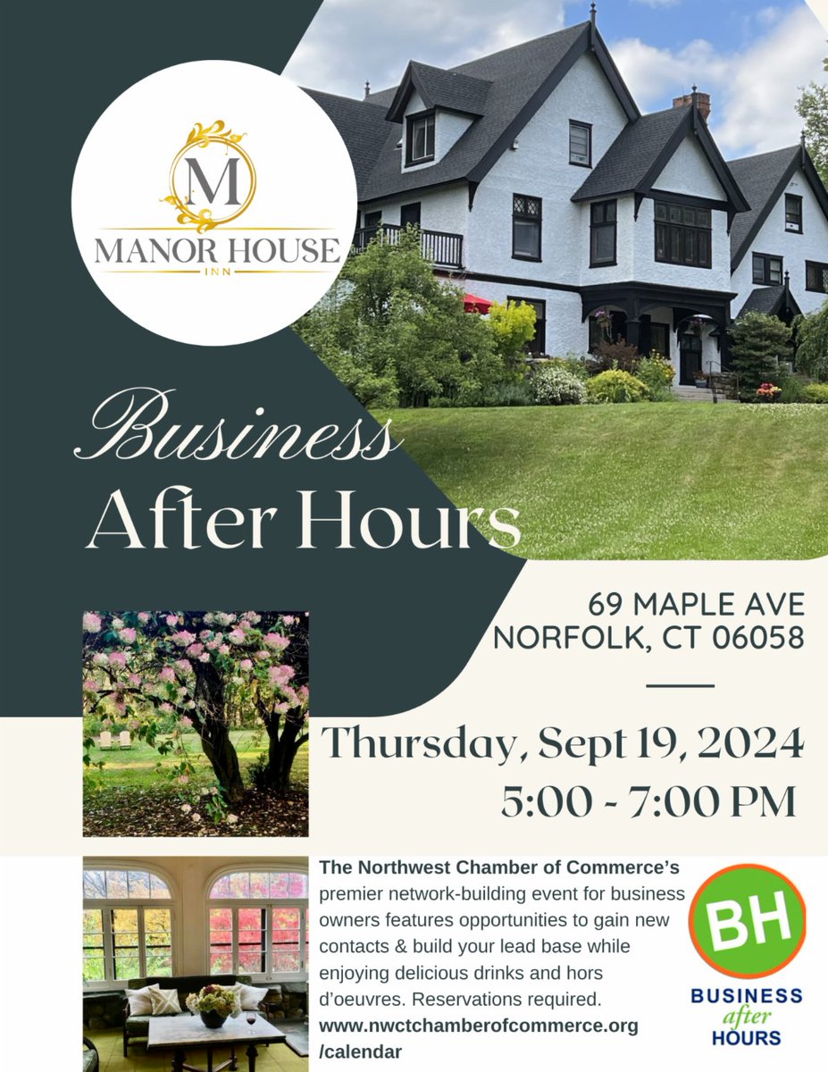 Join us for one of our chamber's best networking events. Connect with like-minded individuals and expand your knowledge. Register: nwctchamberofcommerce.org/events/busines…
Learn more about becoming a member @ nwctchamberofcommerce.org/membership/bec…