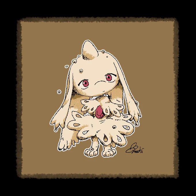 今回のサムネ用に描いたmanashiがお気に入り #ぐろめるファンアート(せるふ)