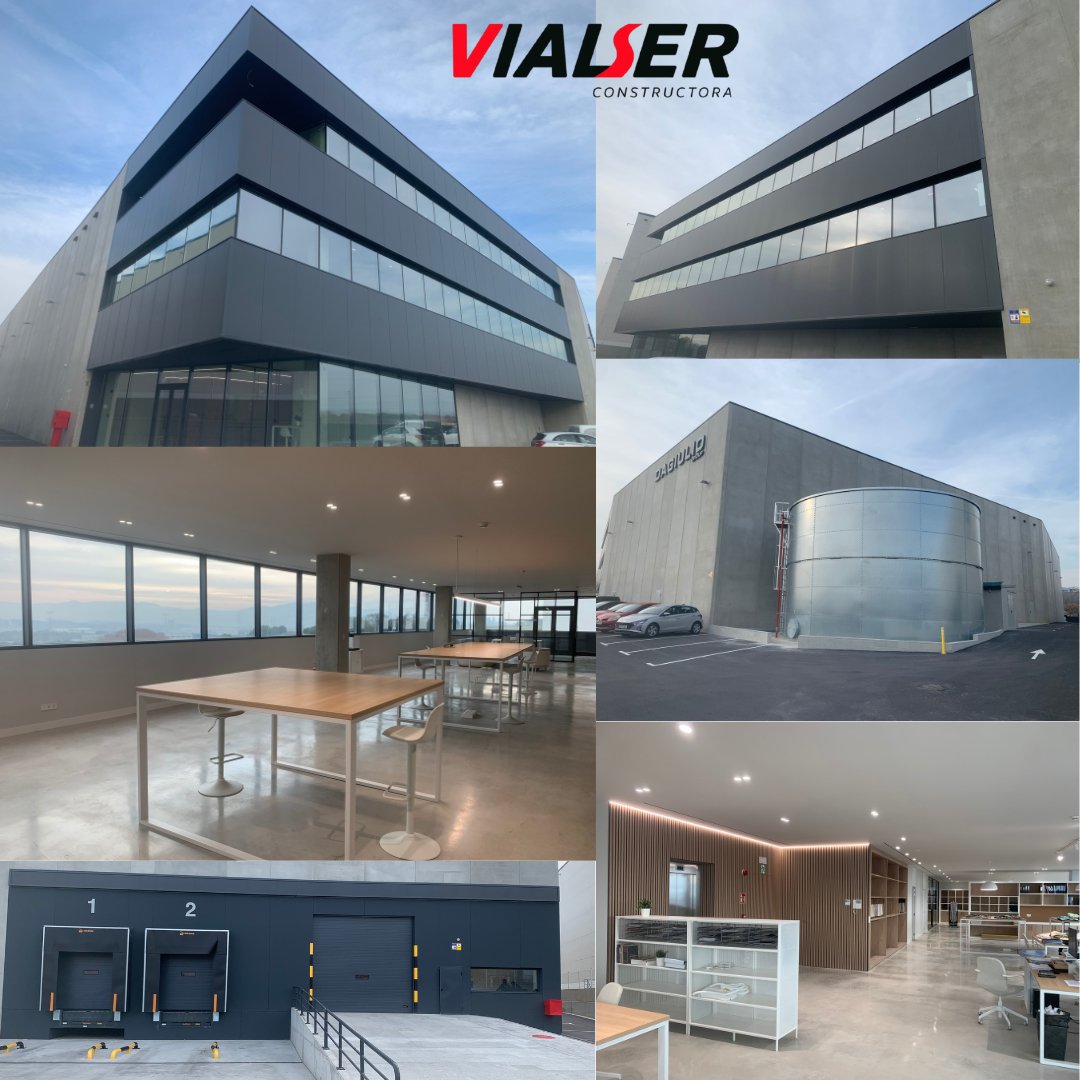 Finalizada la nave industrial aislada para uso de almacén y oficinas para la empresa SAMILU 027, S.L.

Formada por elementos prefabricados de hormigón armado y pretensado, en la localidad de Polinyà y consta de una planta baja para uso de almacén y un edificio de ofificnas