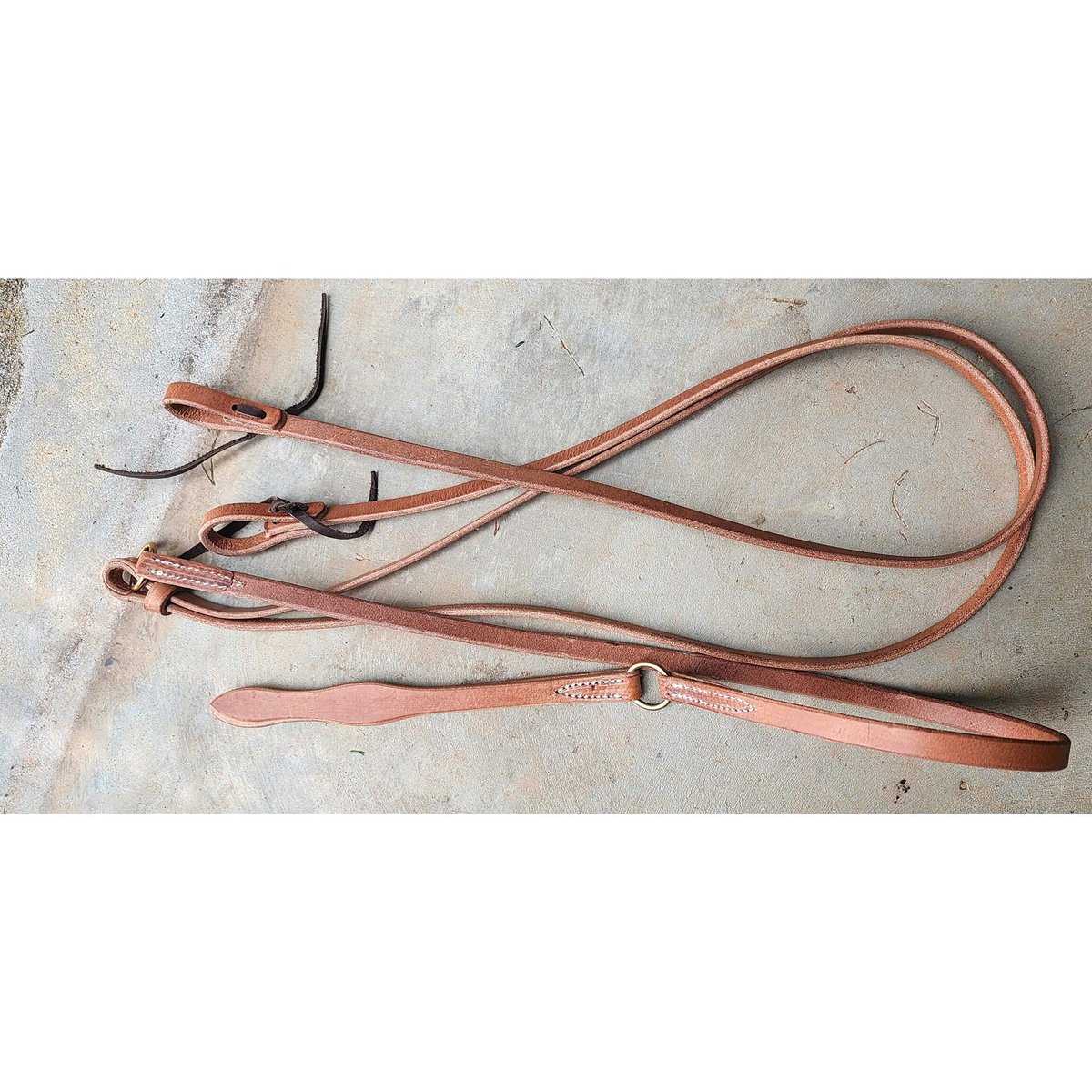 New Herman Oak Harness Leather Flat Romel Reins with Water Loops showmecountry.com/product/new-he… 
New flat romel reins