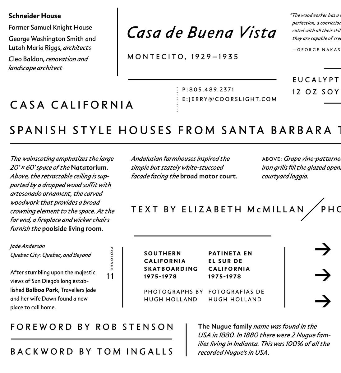 Specimens showcasing Camelion, a new typeface designed by Sandrine Nugue.