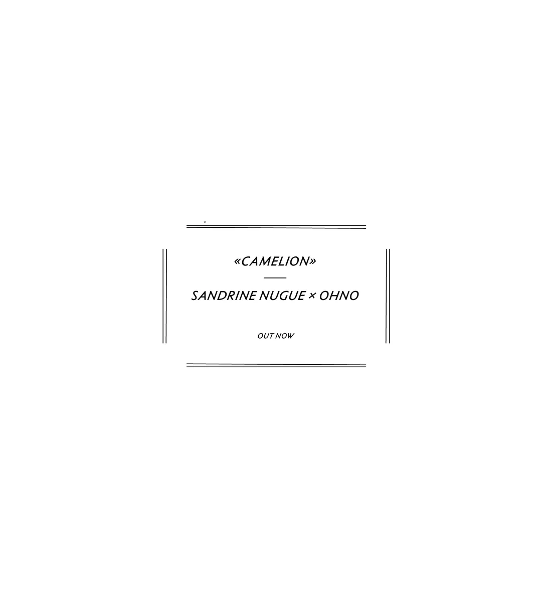 Specimens showcasing Camelion, a new typeface designed by Sandrine Nugue.