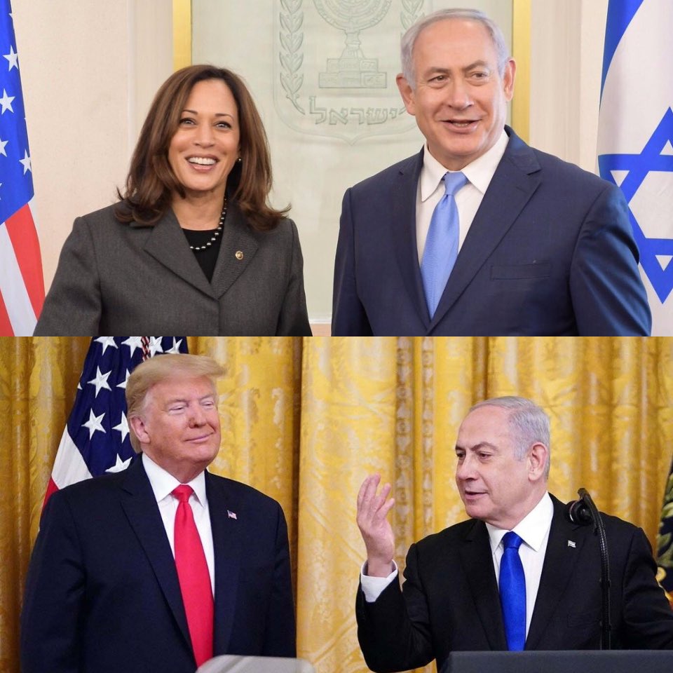 🚨🇺🇸🇮🇱 I WILL NOT vote for either ZIONIST GENOCIDE DEFENDER.