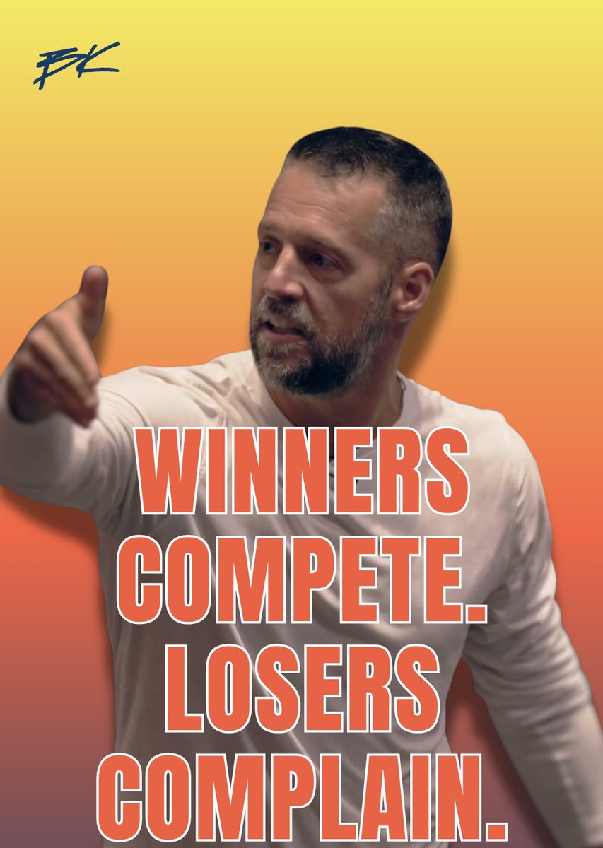 You won’t win by complaining. You win by competing. The moment you stop complaining and start competing is the moment you stop losing and start winning. Winners compete. Losers complain.