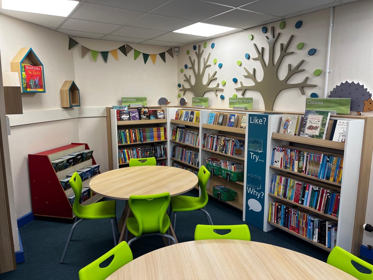 We were delighted to unveil our new library! <a href="/GSTCofE/">The Good Shepherd Trust</a> <a href="/BookSpace/">BookSpace</a> <a href="/TheMikeByrne/">Mike Byrne</a> <a href="/EveAinsworth/">Eve Ainsworth</a>