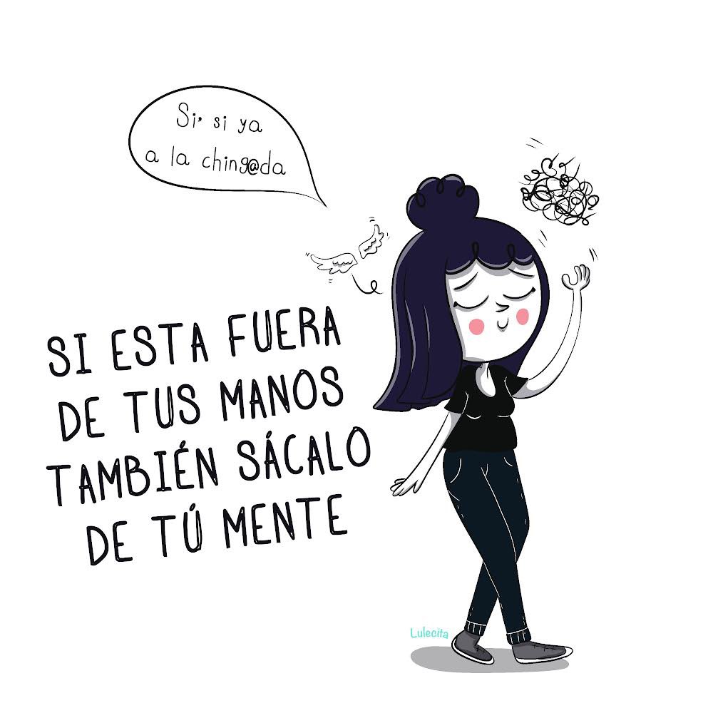 Lulecita's tweet photo. A la ching@da pues! 👋🏻🧠🪽 

#humor #Motivacion #SaludMental https://t.co/xdjMWE1W3T