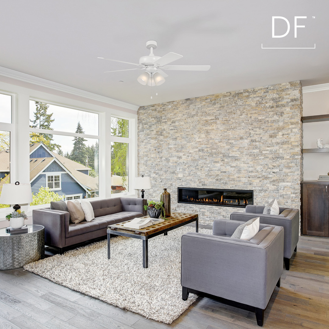 DF_Lighting's tweet image. Stellant 5-blade ceiling fan from Designers Fountain is ideal for indoor or covered outdoor areas. In matte black, matte white, or brushed nickel finishes, each with reversible plywood blades.
#DesignersFountain #StellantCeilingFan #CeilingFan #ReversibleBlades #DFCeilingFans