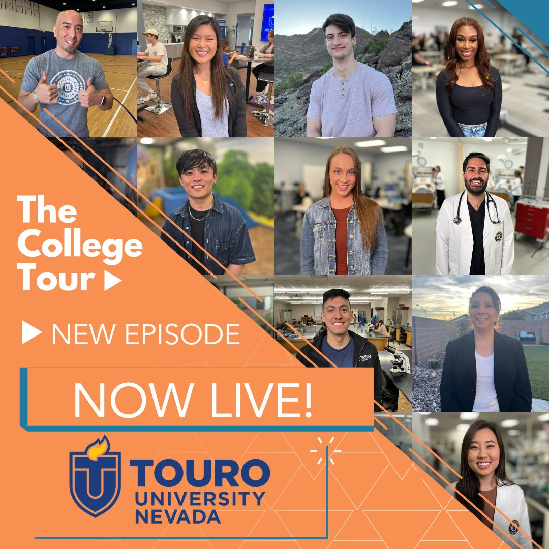 🚨 Now Live: @TouroNevada🚨

Meet 10 amazing students from Nevada’s ONLY school of osteopathic medicine! 🩺 Hear their stories, explore cutting-edge tech, and learn about Touro’s mission to serve underserved communities. 🎓

🎬 Click the link to watch!
thecollegetour.com/tour-colleges/…